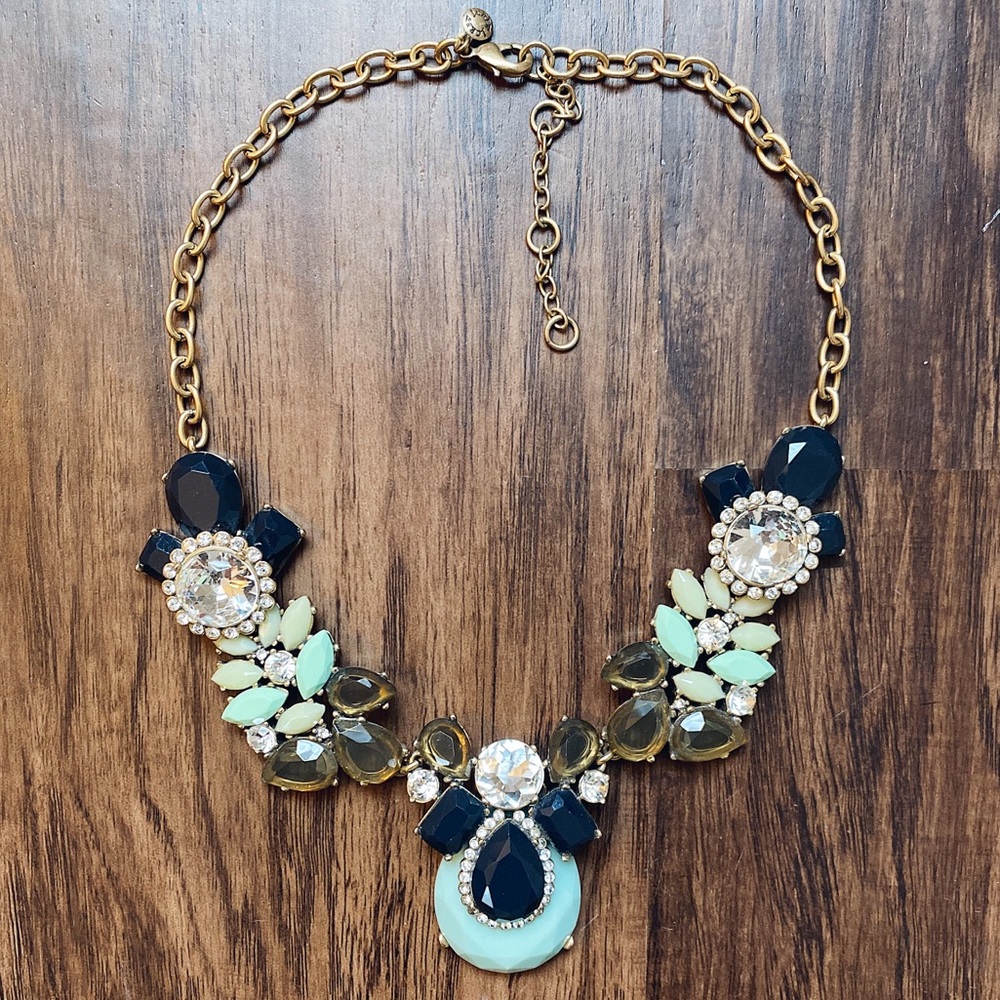 J.Crew Mixed Crystal Necklace